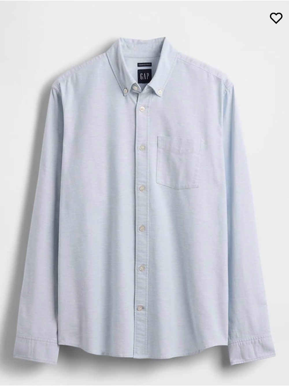 GAP Light Blue Oxford Button-Down Shirt